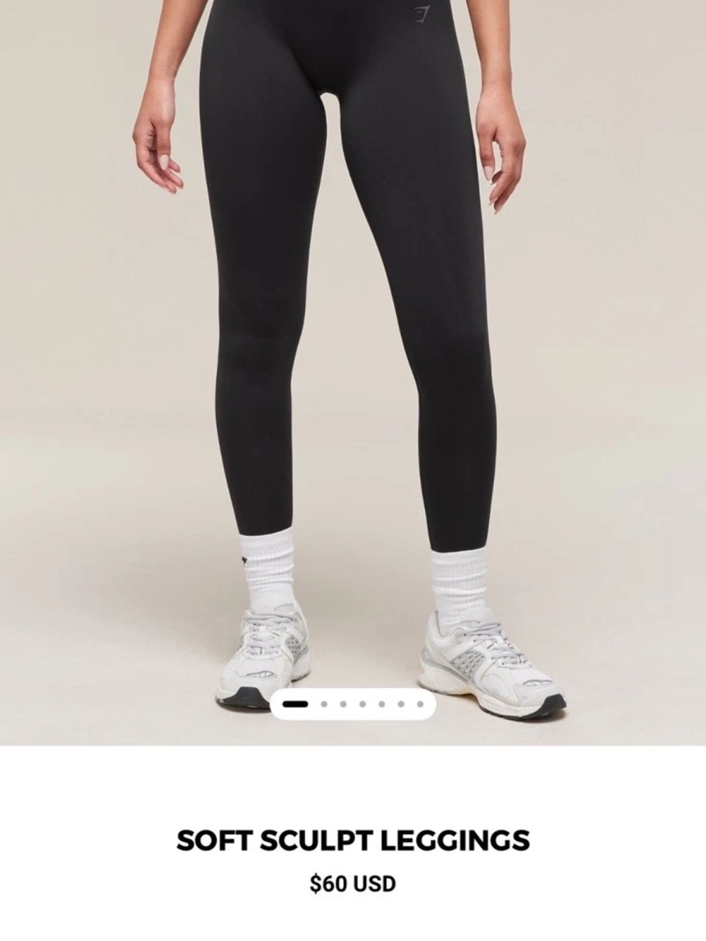 Gymshark Soft Sculpt Leggings - Black
